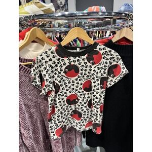 Vintage 1991 DC Comics Cat Woman All Over Print DC Comics T-shirt Women's Small